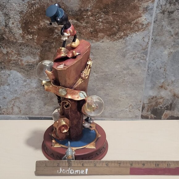 Walt Disney Mickey Mouse 100th Year Celebrating A Legacy Water Globe Statue - Picture 8 of 16